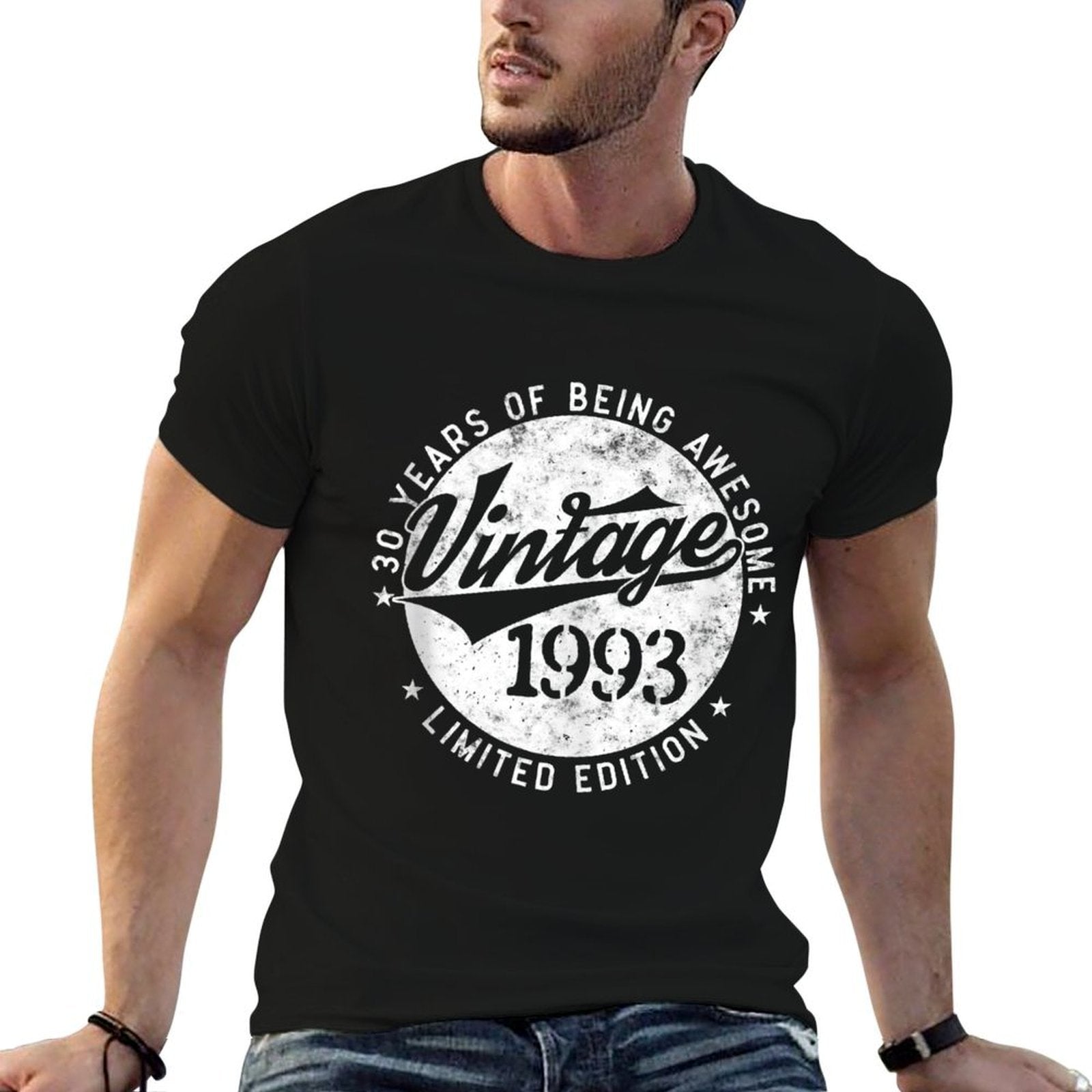 30 Year Old Gifts Vintage 1993 Limited Edition 30th Birthday  Fade-proof Color T-Shirt