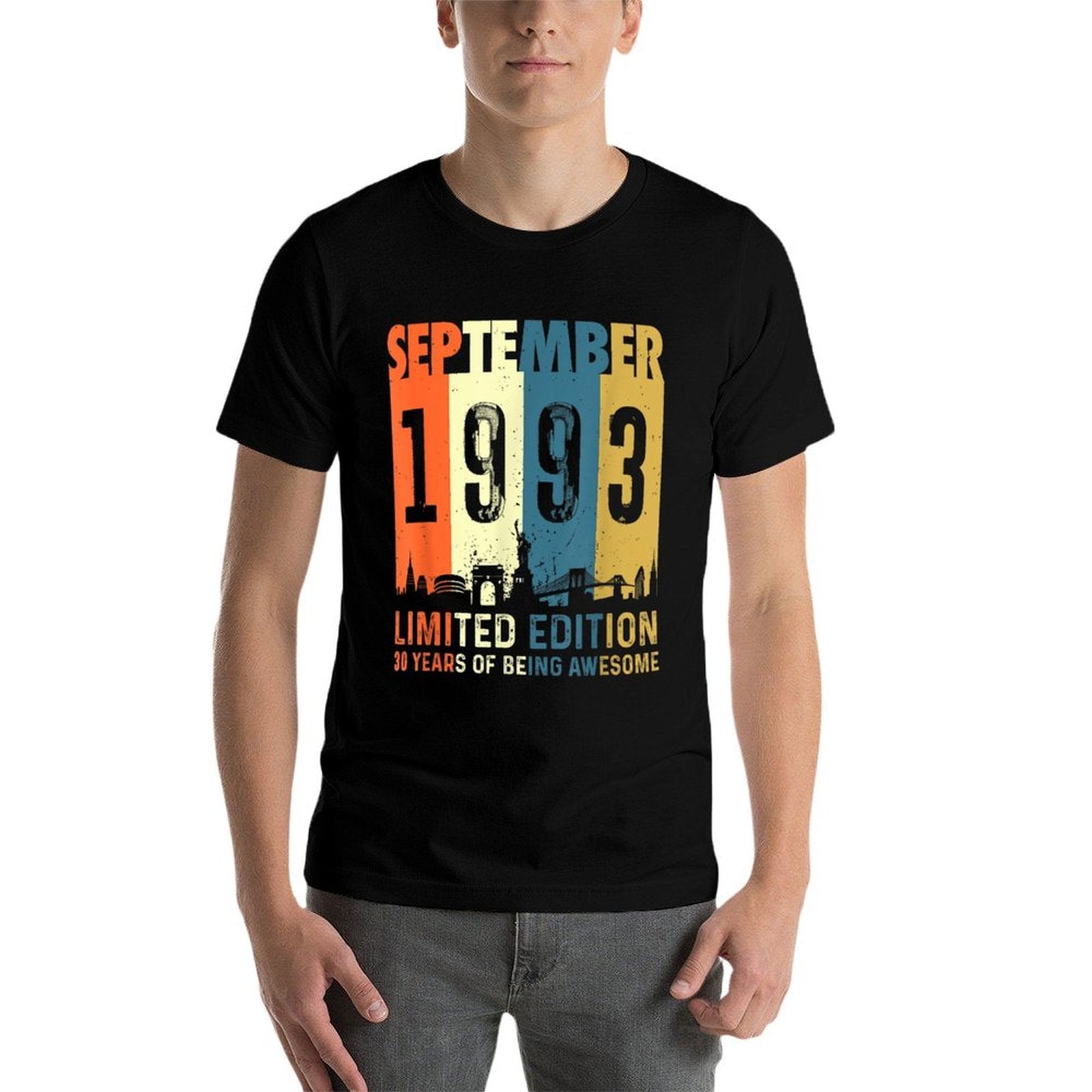 30 Limited Edition, Made in September 1993 30th Birthday  Stretchy T-Shirt