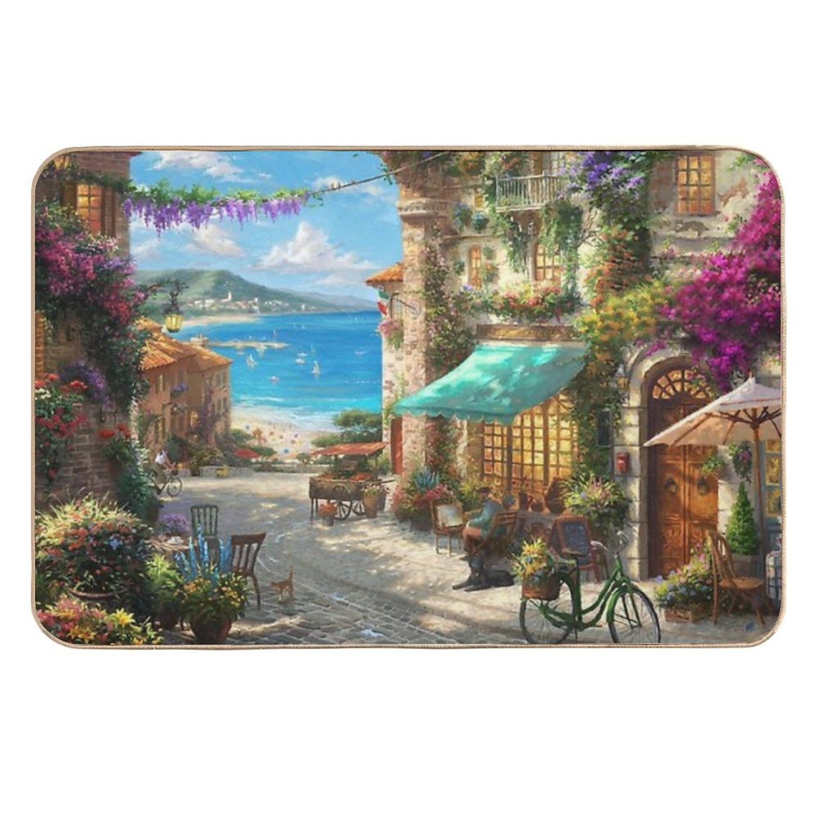 Italian Rug  High-Traffic Bath Mat