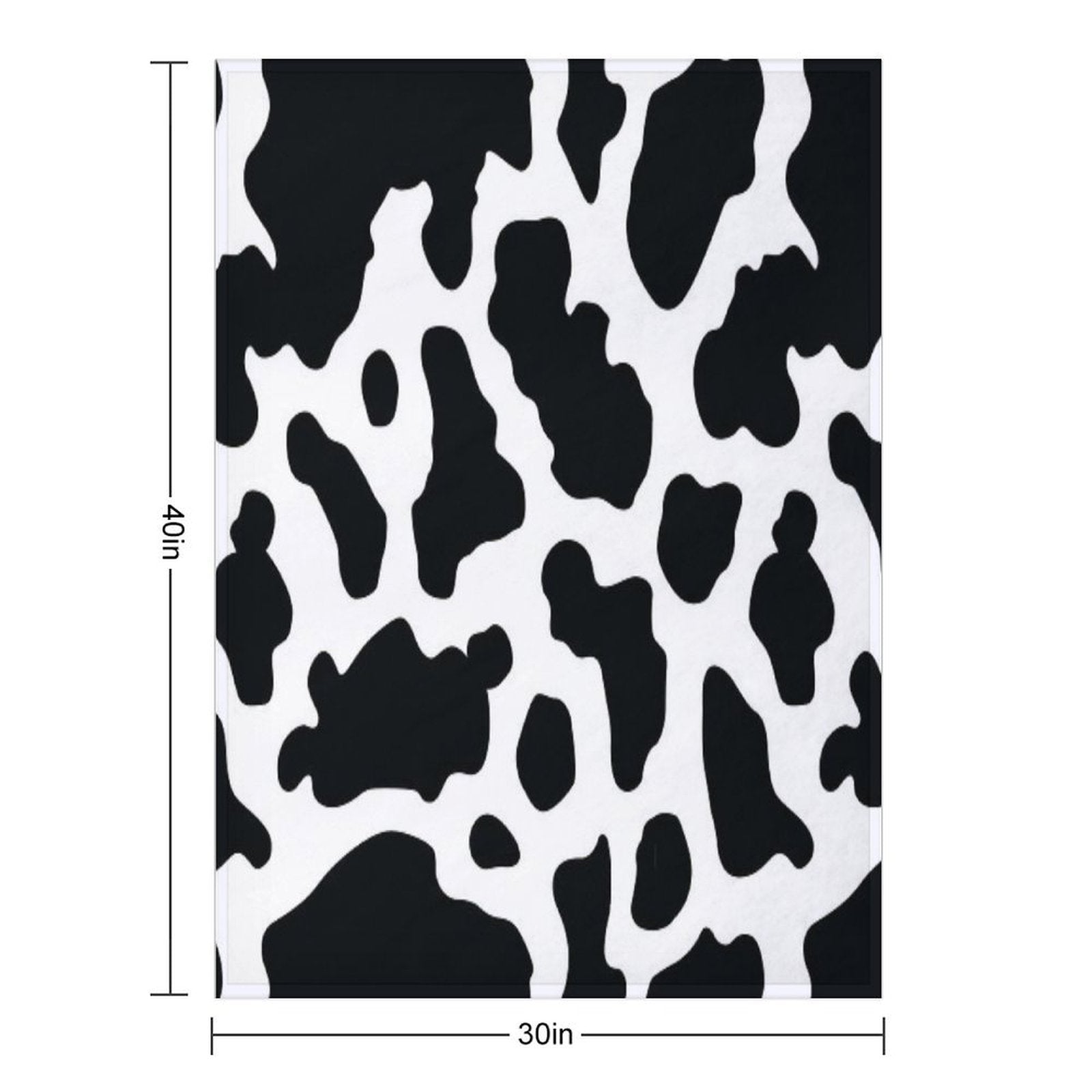 Cow Pattern Quick-dry Throw Blanket