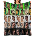 Pedro Pascal As The Aromantic Pride Flag All-season Throw Blanket