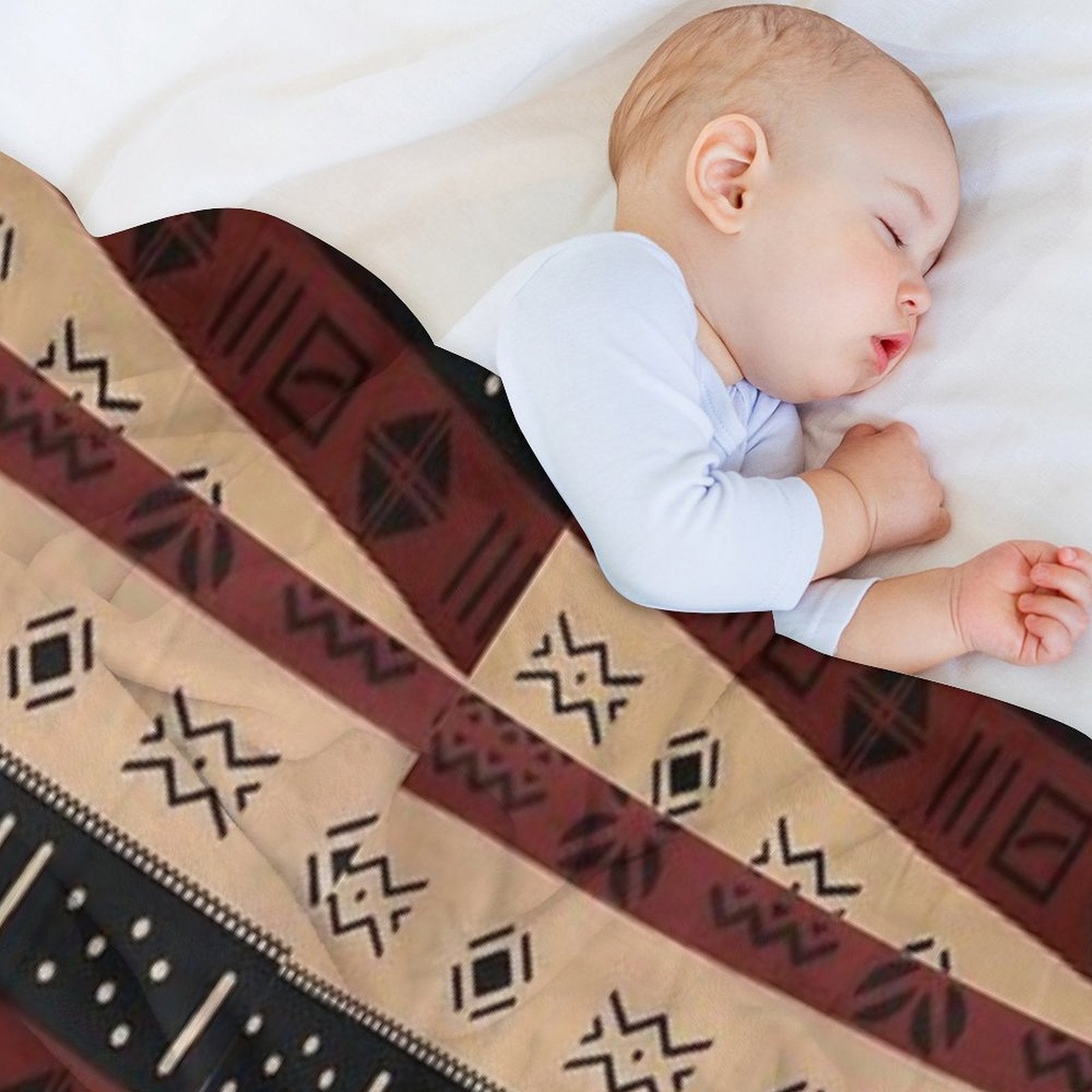 Indigenous Patterns of Earth. Designed by Amarican10. Premium Throw Blanket