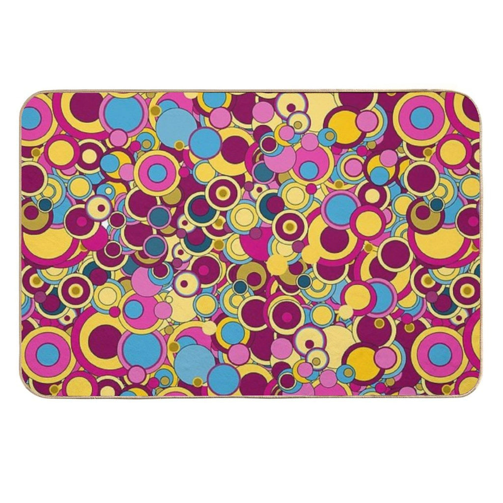 Peter Max Bubbles  Toxin-Free Bath Mat