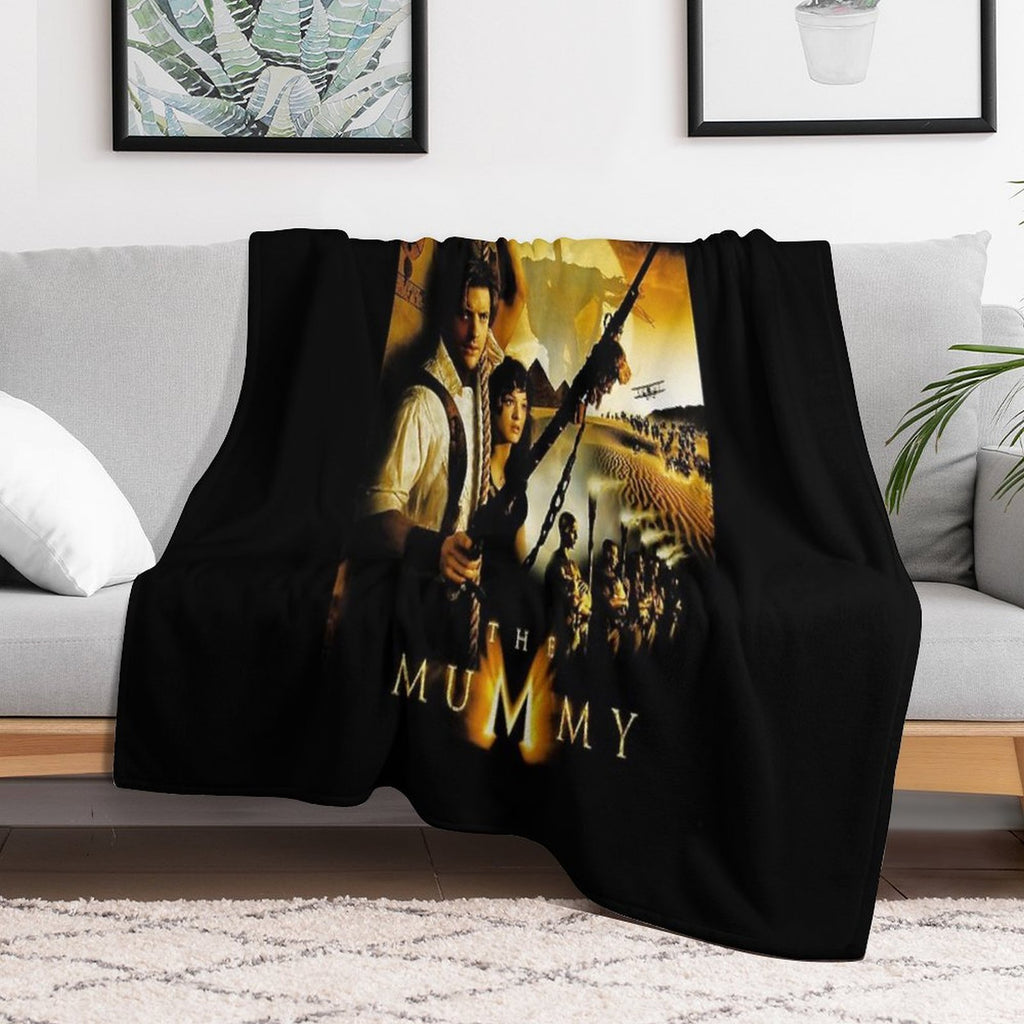 Vintage The Mummy More Like The Daddy Easy Care Throw Blanket