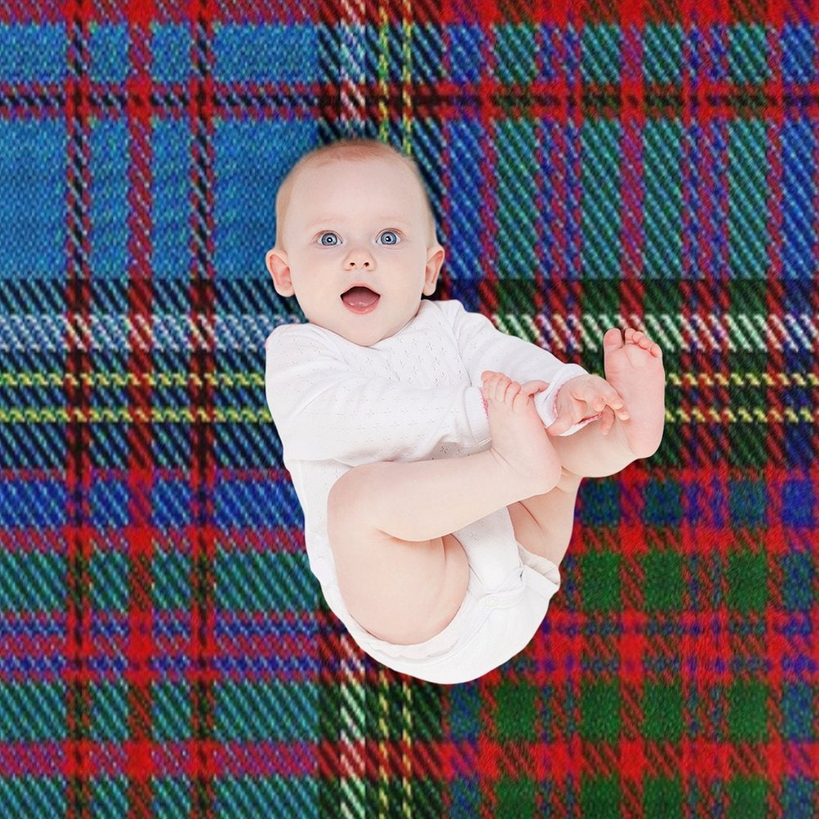 Anderson Clan Standard Tartan Anti-pilling Throw Blanket