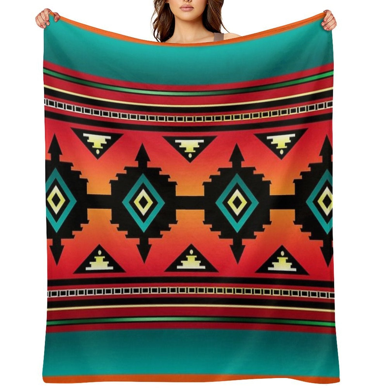 Canyon  Navajo Eco-conscious Throw Blanket