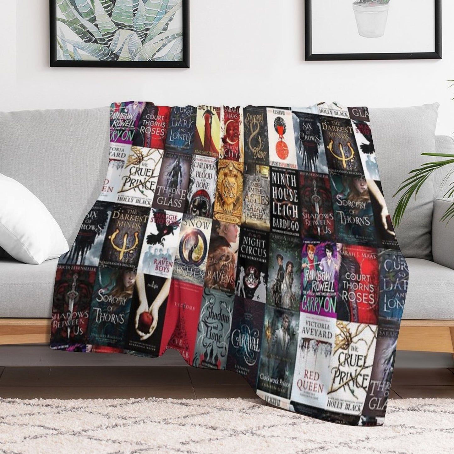 YA Young Adult Fantasy Books Blanket Custom Version 2 Multi-functional Throw Blanket