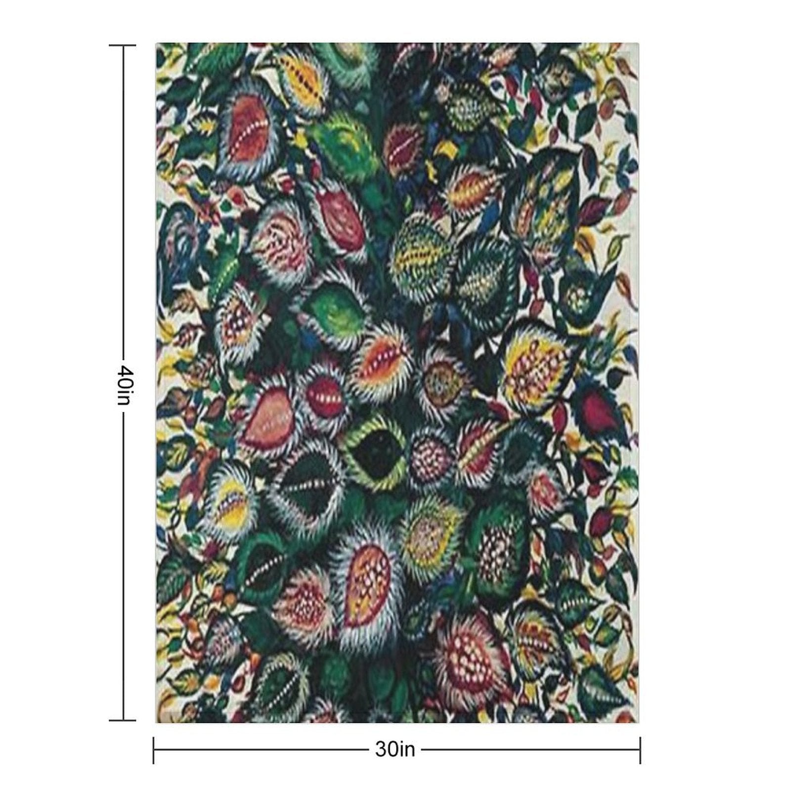 Feuilles - Seraphine Louis - Favourite Artists Collection Plush Throw Blanket