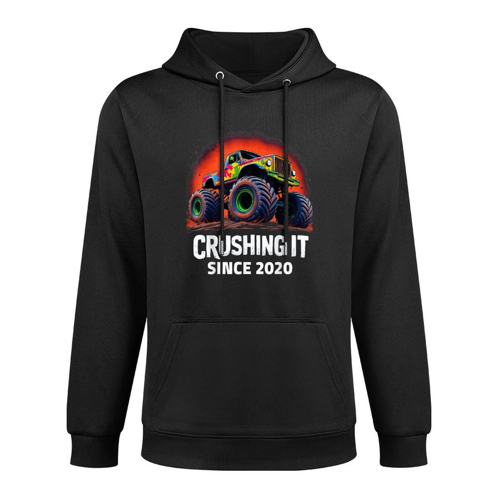 Im 5 Monster Truck 5 Birthday Boy Year Old 5th Party Born All-Day Comfort Hoodie