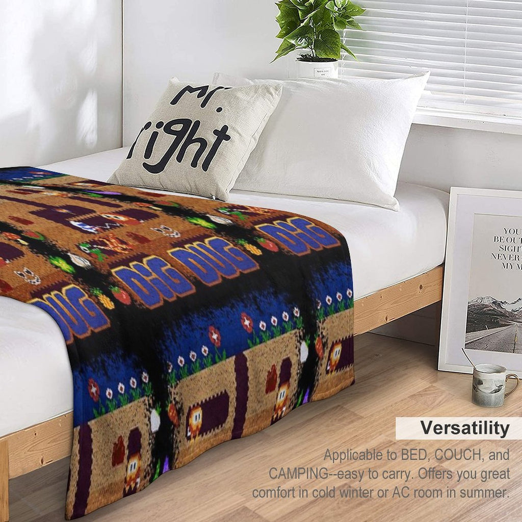 Dug Dig Comfort Throw Blanket