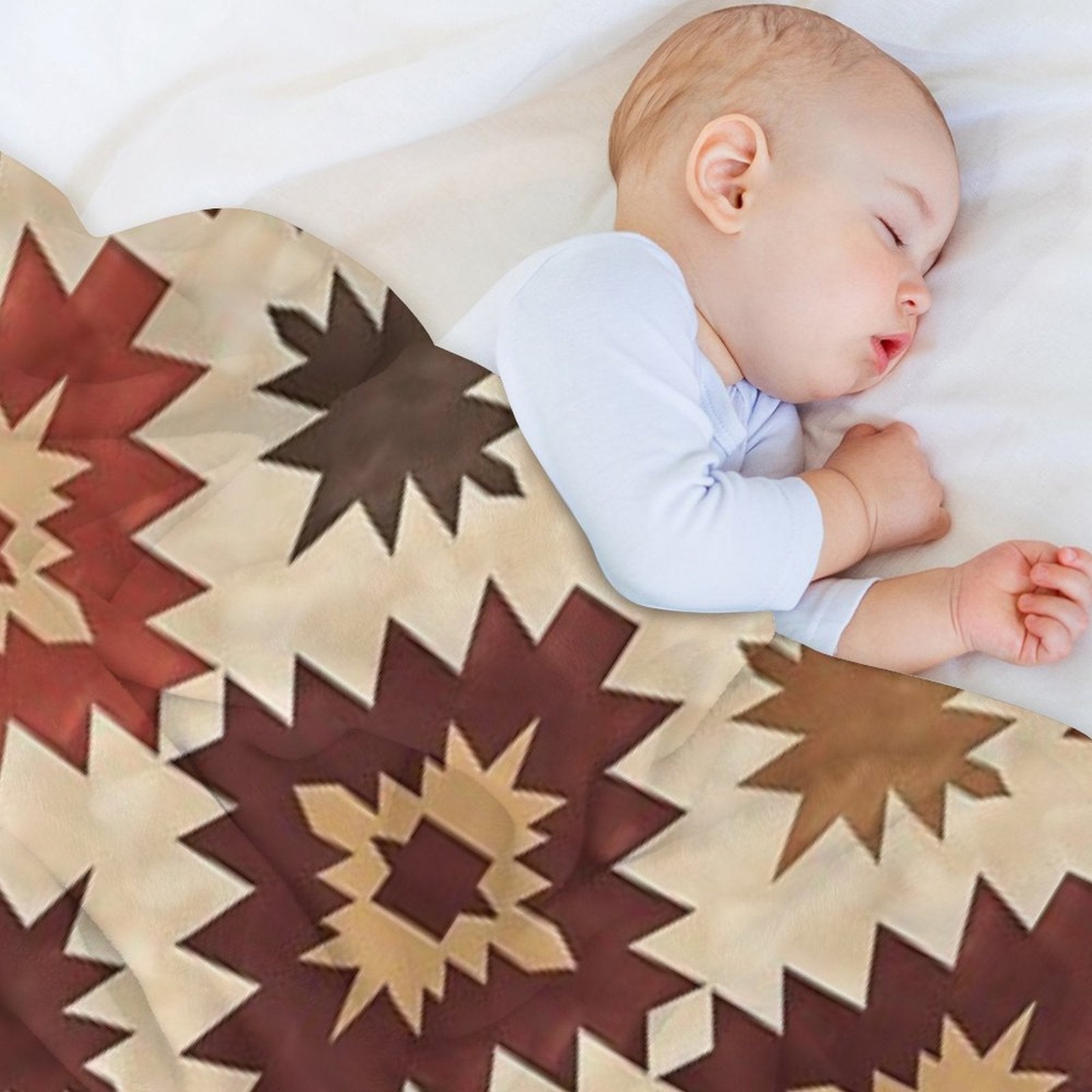 Desert Sun Motif Compact Throw Blanket