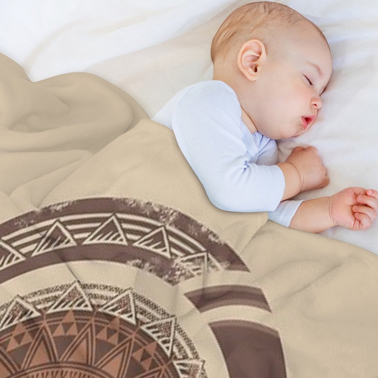 Vintage Circular Samoan Turtle Dive Premium Throw Blanket