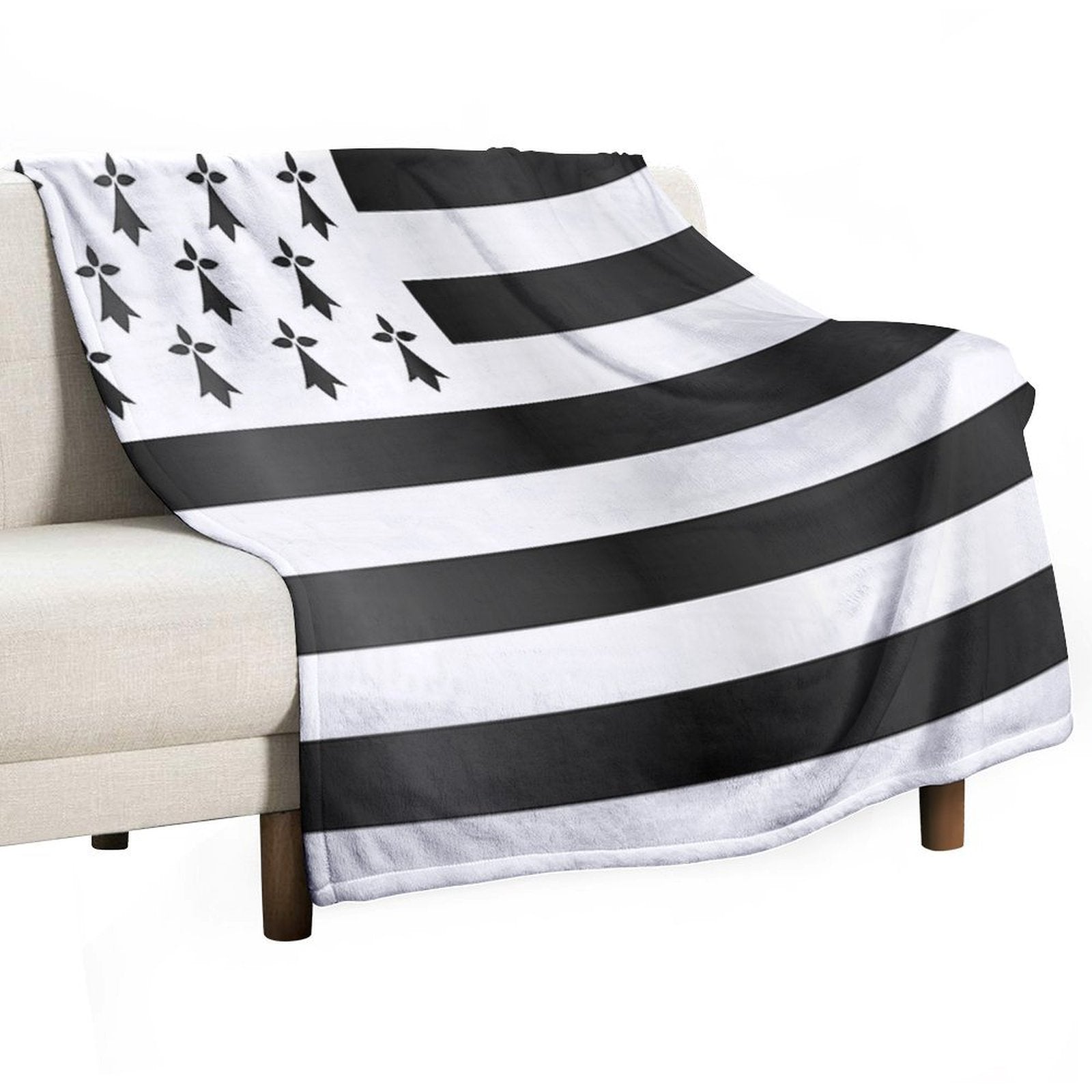 Drapeau Breton Lightweight Throw Blanket