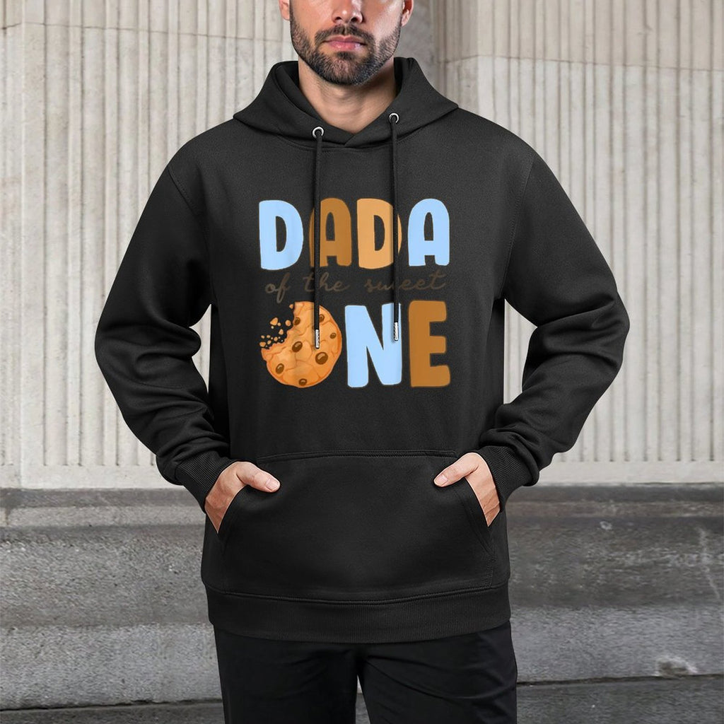 Dada Of The Sweet One Cookies And Milk 1st Birthday Family Relaxed Fit Hoodie