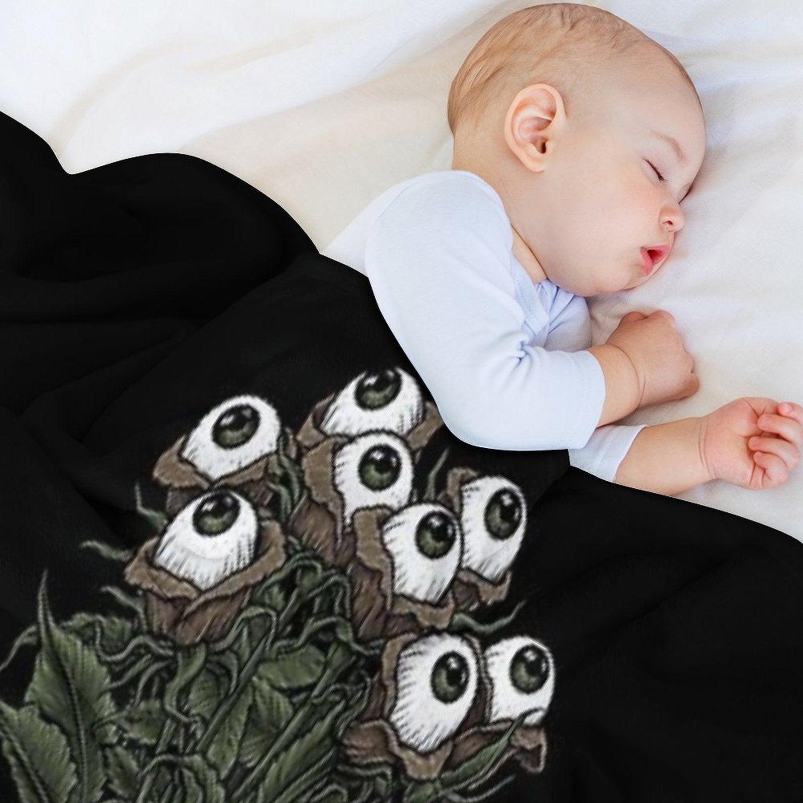Monster Bouquet Plush Throw Blanket