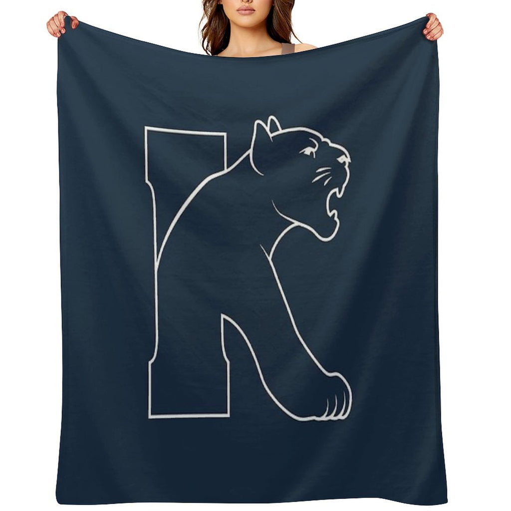 Kean Cougars Anti-pilling Throw Blanket