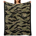 Tigerstripe Camo Premium Throw Blanket