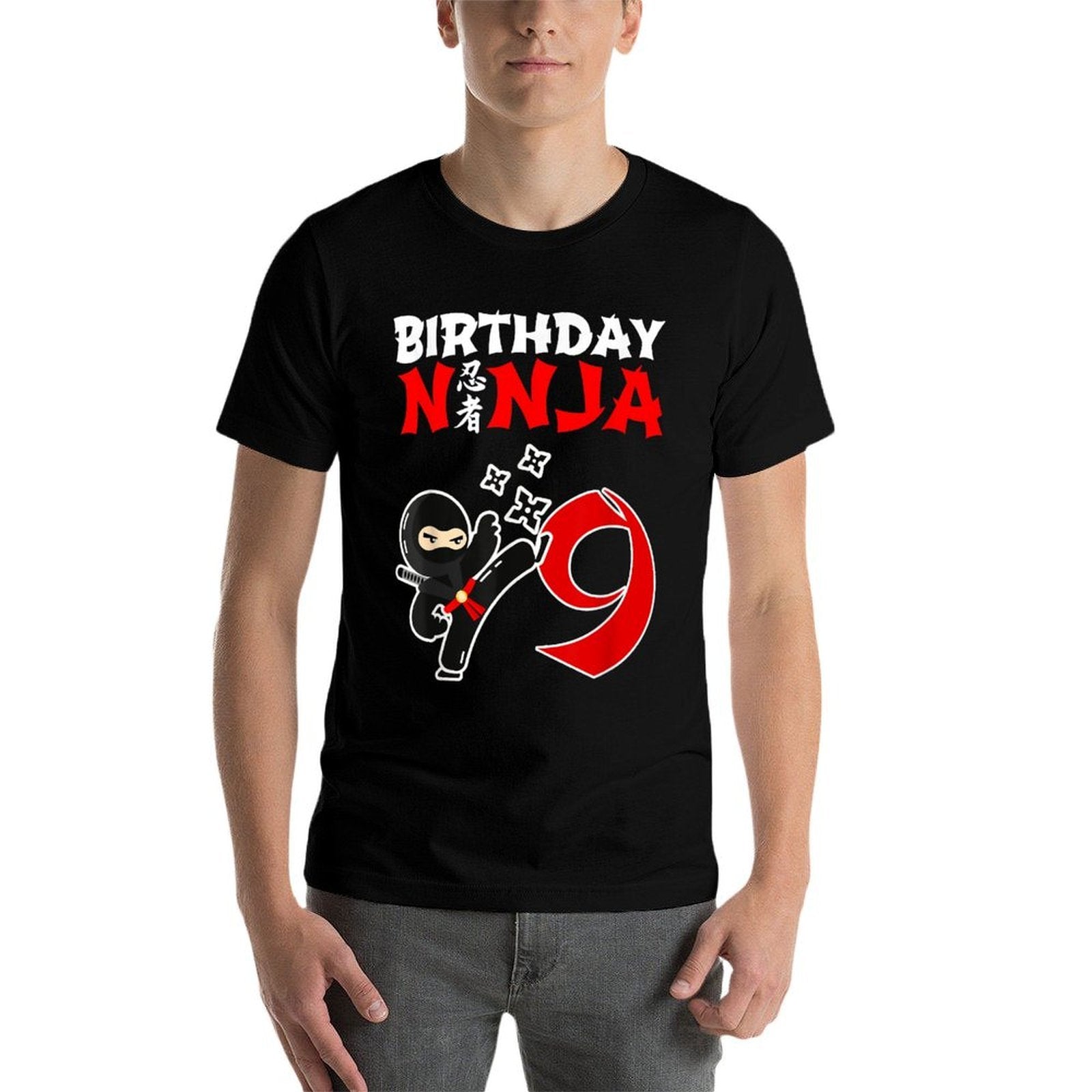 Ninja Party Favors Birthday Party for 9 Year Old Boy Ninja  Summer-ready Fabric T-Shirt