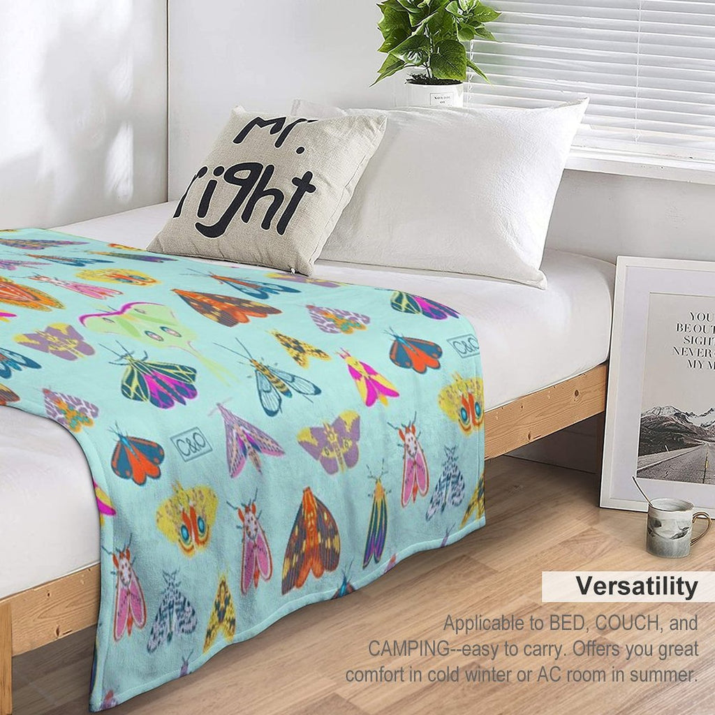 Lots of Lepidoptera Anti-pilling Throw Blanket