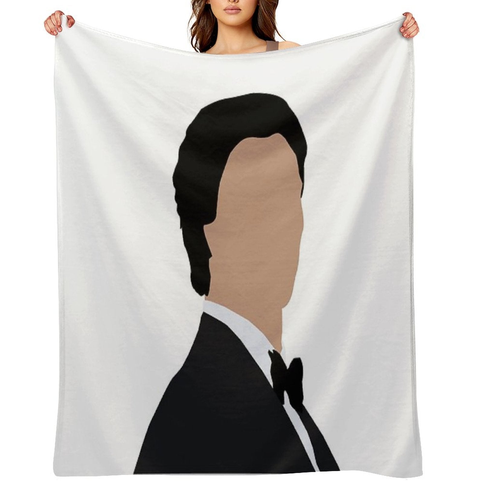 Damon Salvatore Plush Throw Blanket