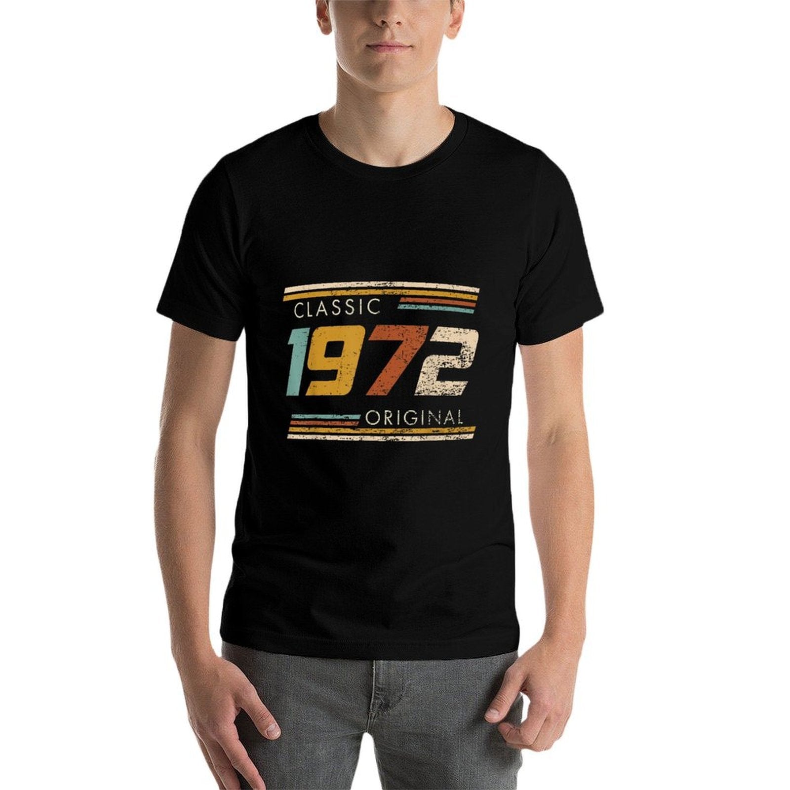 Classic 1972 Original Vintage Birthday Est 1972 Edition  Moisture-wicking T-Shirt