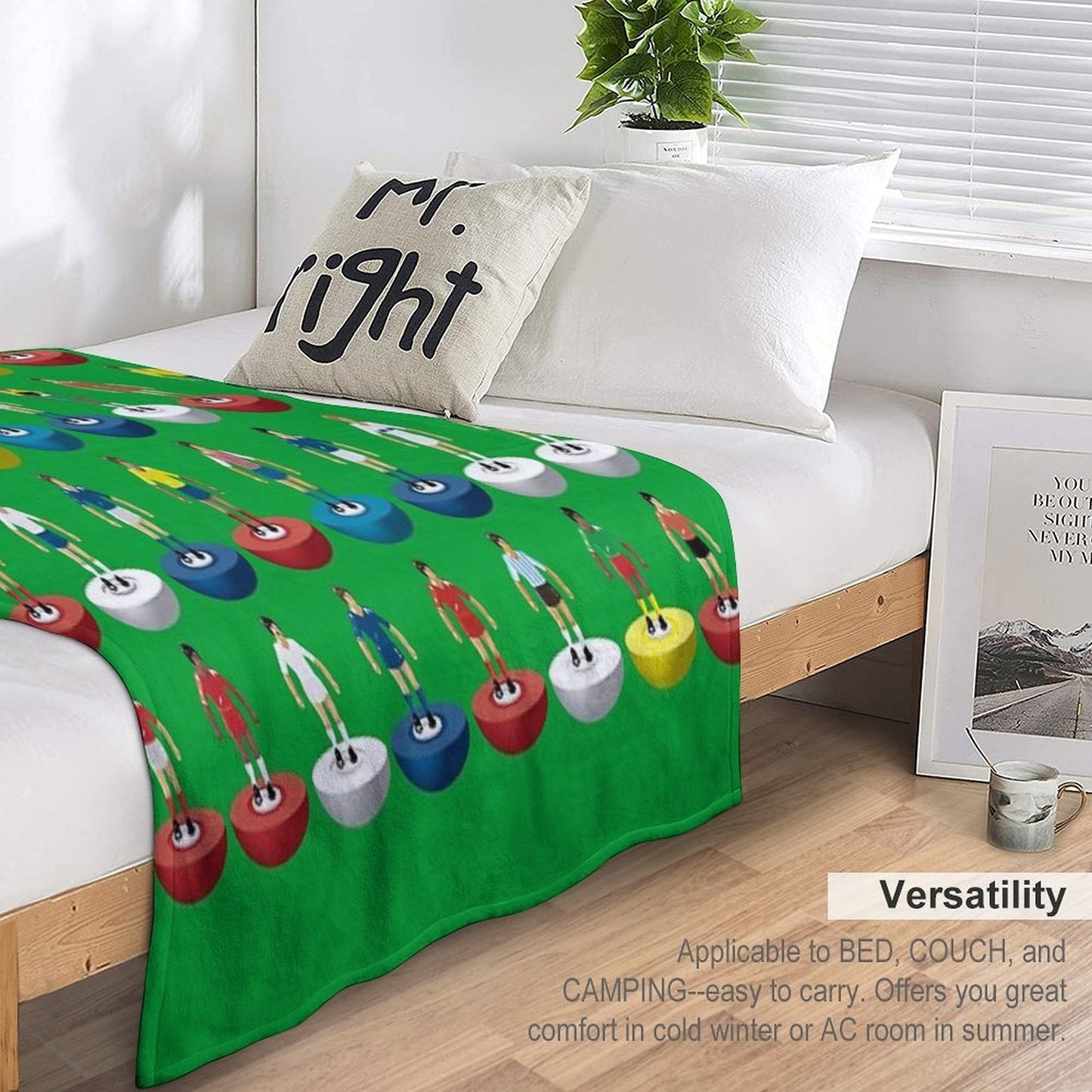World Subbuteo Players Velvety-soft Throw Blanket