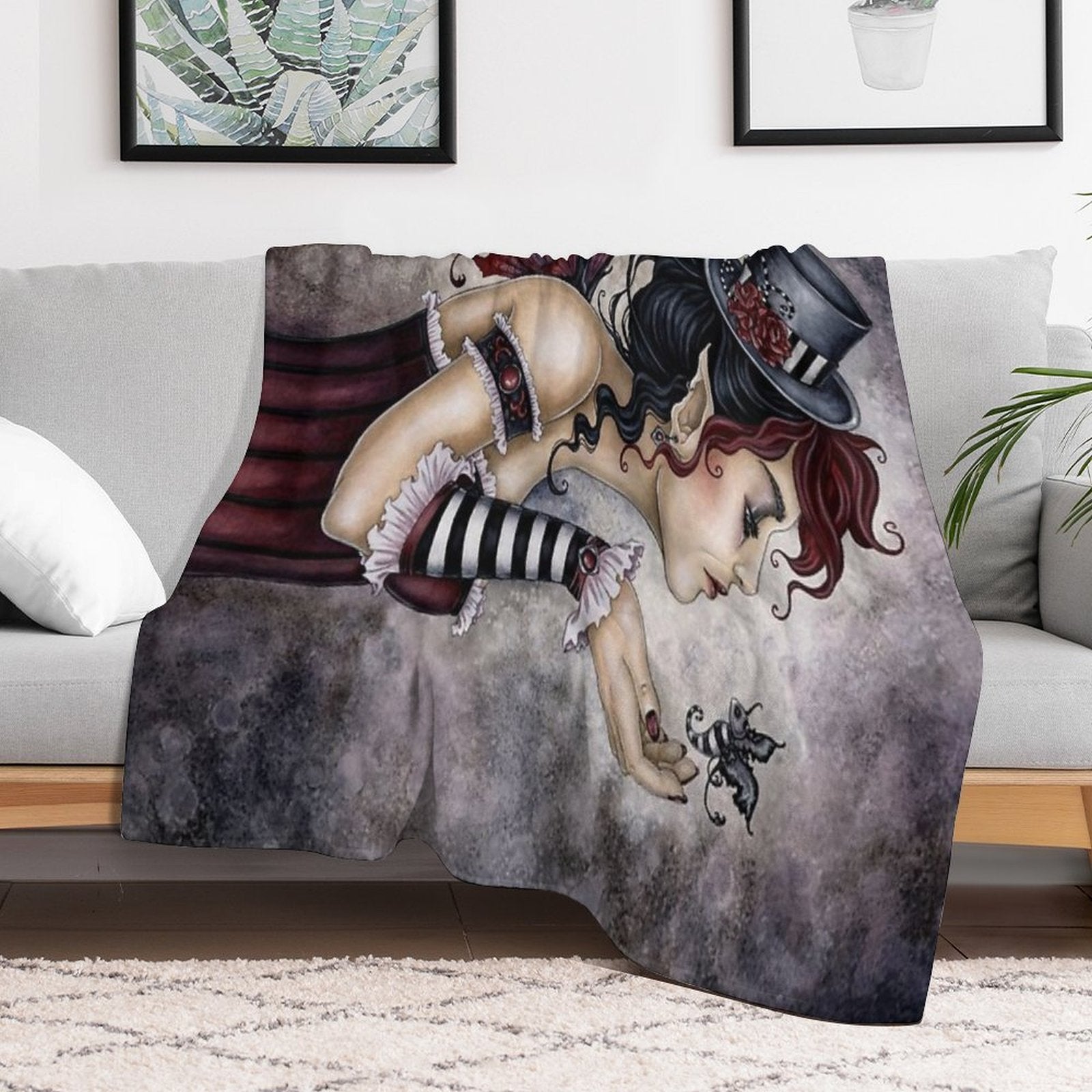 Fae Risque Multi-functional Throw Blanket