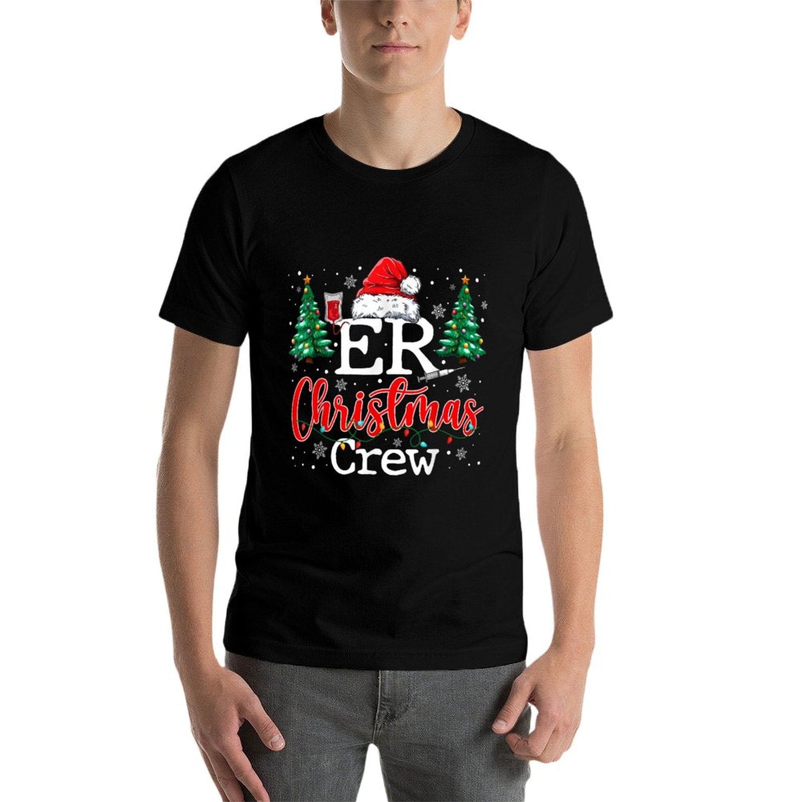 ER Christmas Crew Emergency Room Nurse ER Techs  Secretary  Classic T-Shirt
