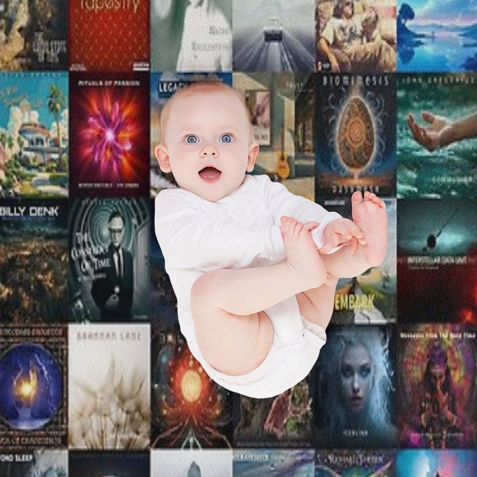 Wayfarer Records Album Covers All-season Throw Blanket