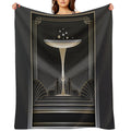 Art Deco Design VI Wrinkle-free Throw Blanket