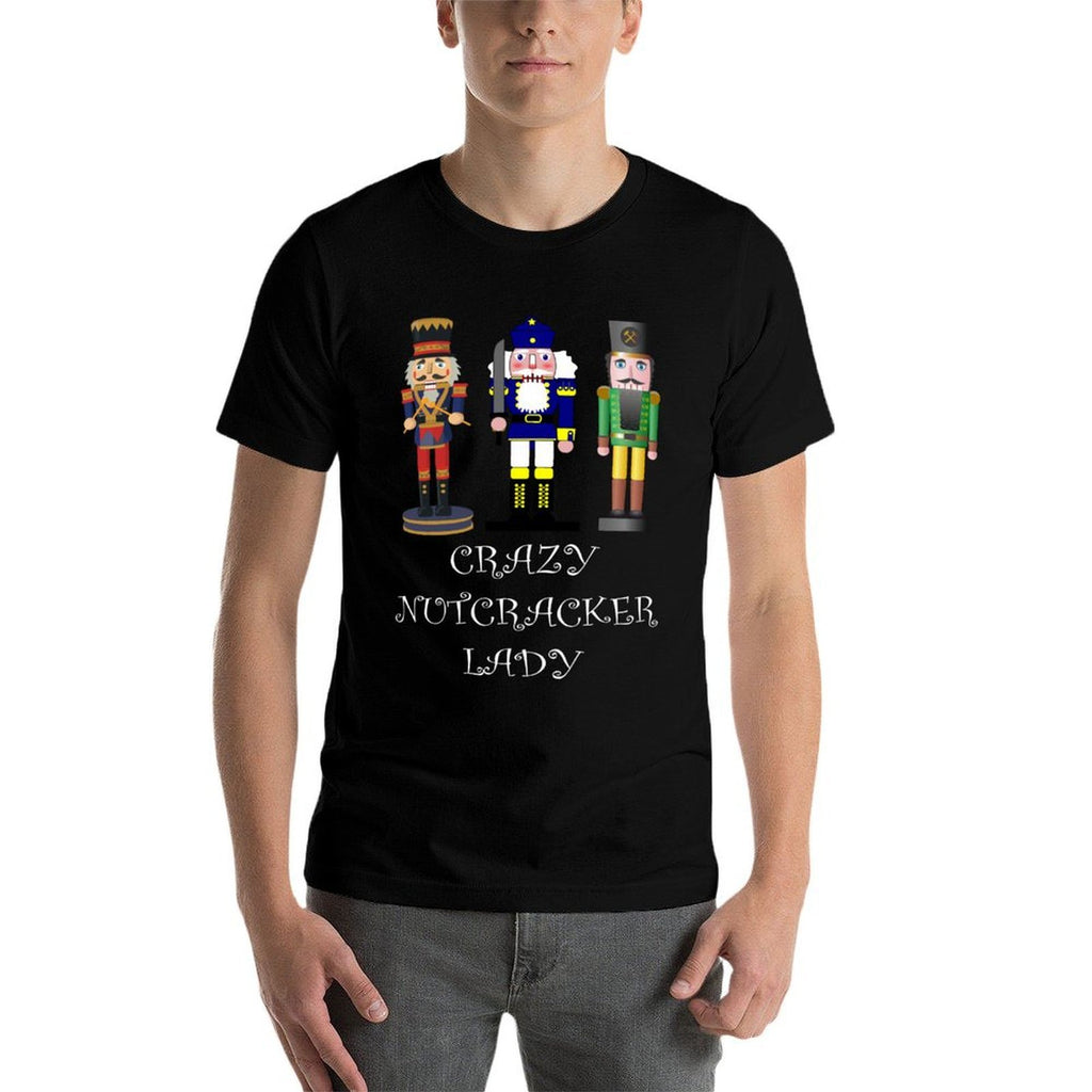 Crazy Nutcracker Lady  Polyester Blend T-Shirt