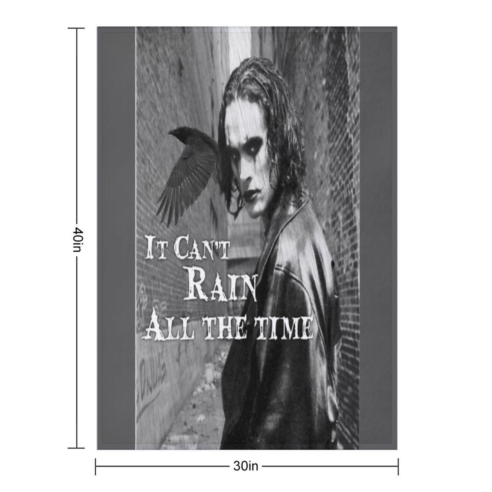 Can't Rain All The Time Easy Care Throw Blanket