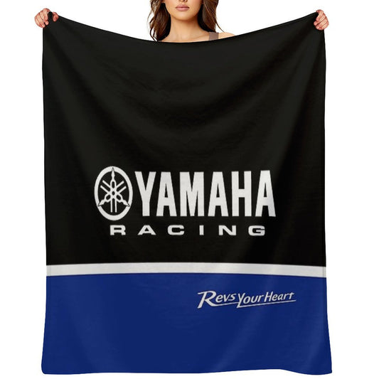 YAMAHA Race Easy Care Throw Blanket