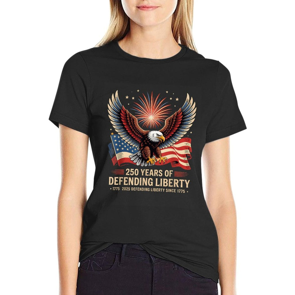 Patriotic USA Army Us Military Parade 250th Anniversary 2025  Moisture-wicking T-Shirt