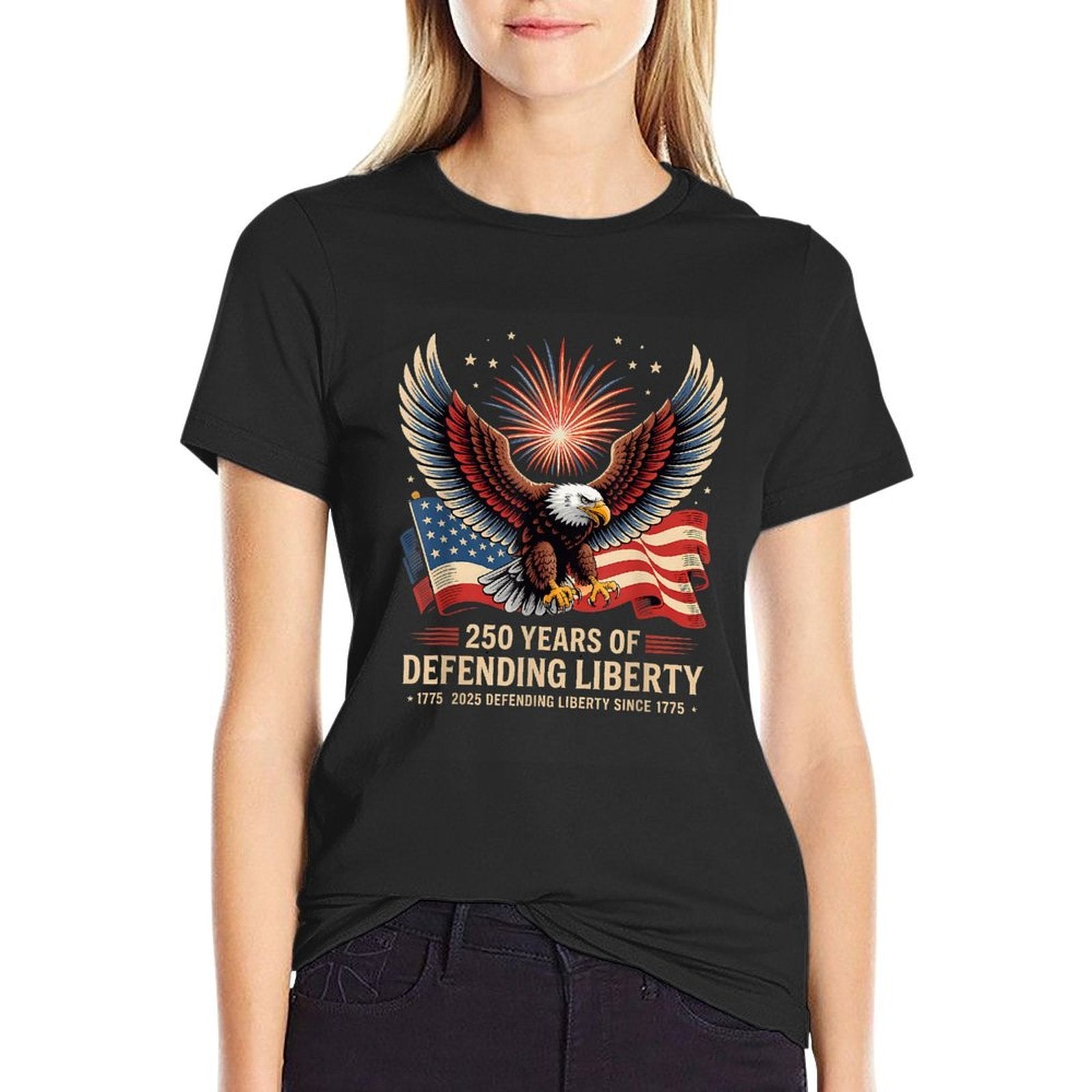 Patriotic USA Army Us Military Parade 250th Anniversary 2025  Moisture-wicking T-Shirt