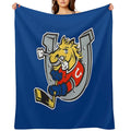 Barrie Colts Ontario Hockey Sustainable Throw Blanket