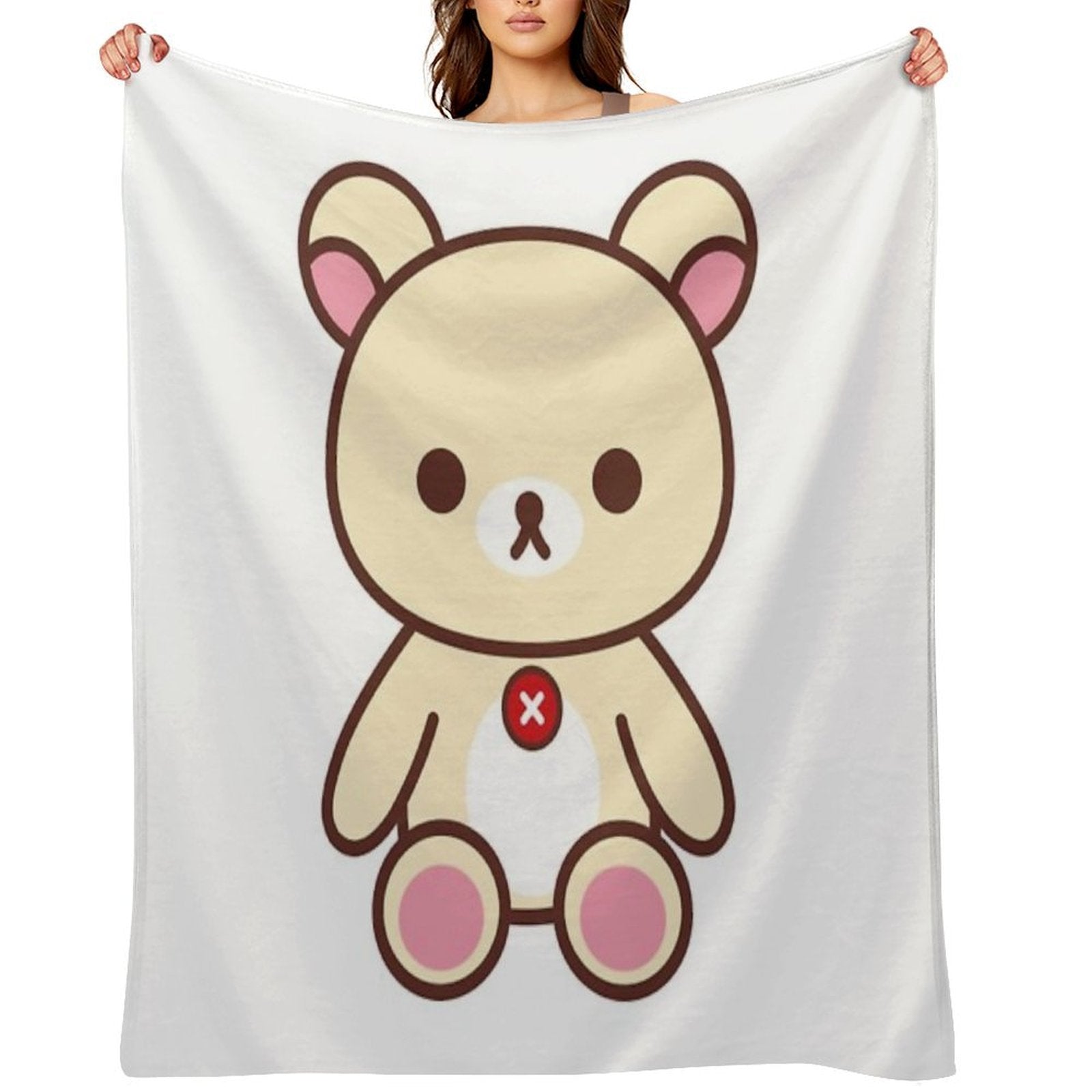 Rilakkuma Korilakkuma__ Machine-washable Throw Blanket