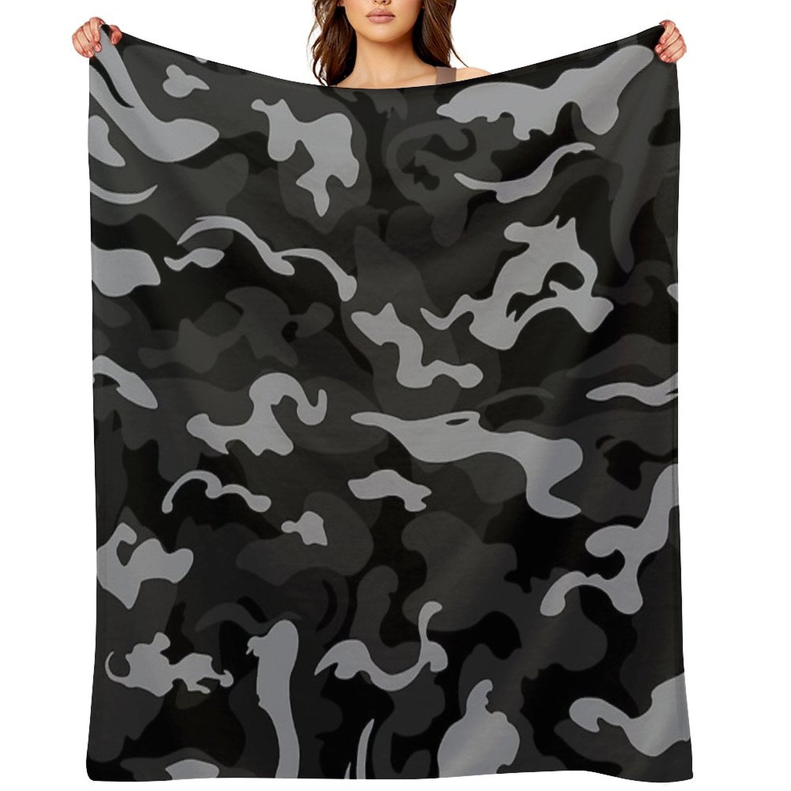Camo Style - Urban Camouflage Easy Care Throw Blanket