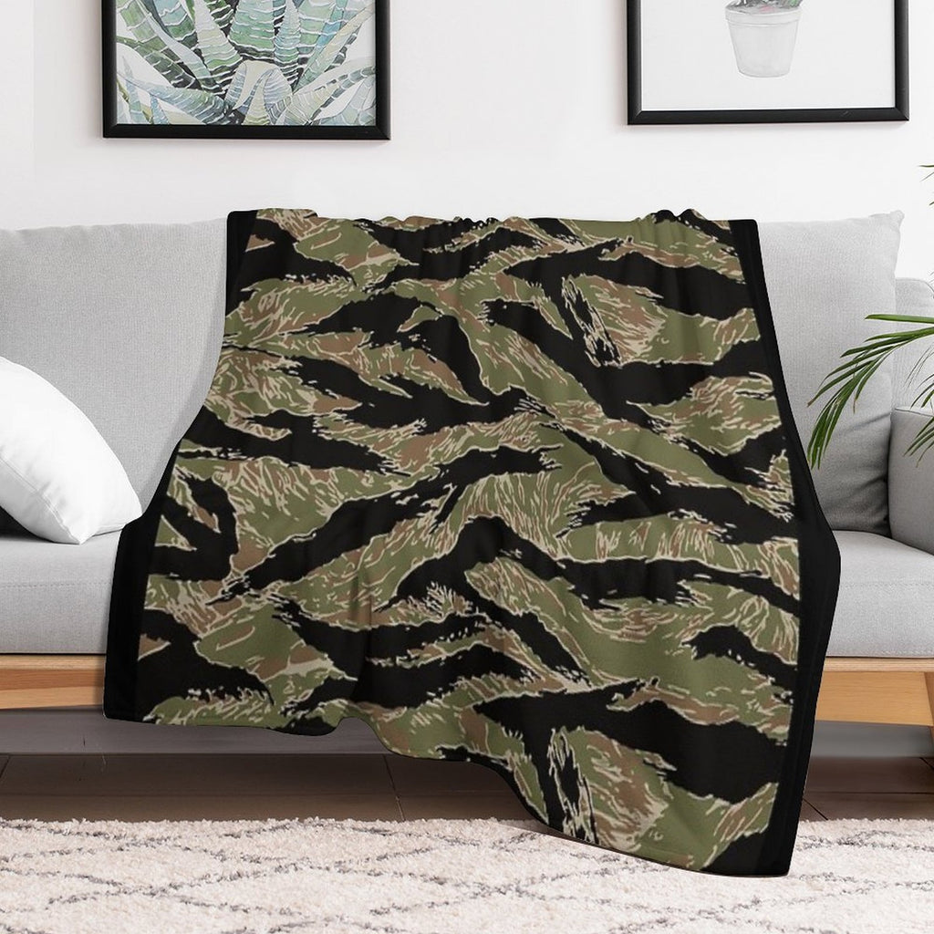 Tigerstripe Camo Premium Throw Blanket
