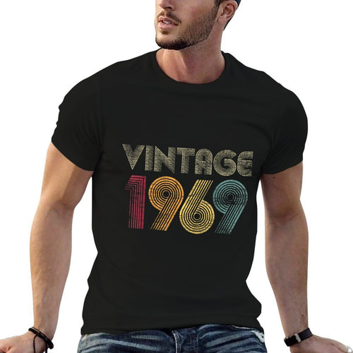 53rd Birthday Gifts Year Old - Vintage 1969  Easy-care T-Shirt