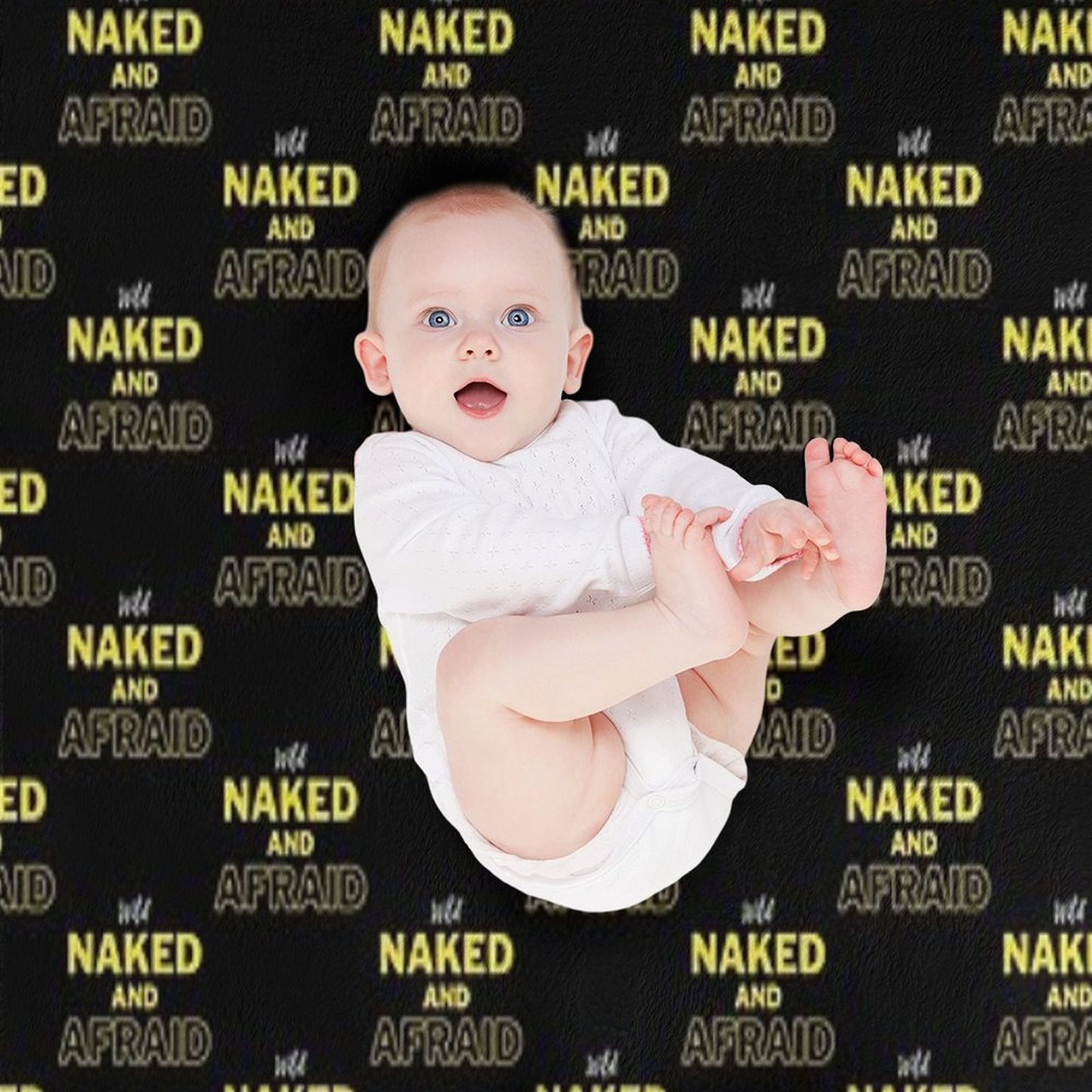 Funny Naked And Afraid TV Show Fan Gift Sustainable Throw Blanket