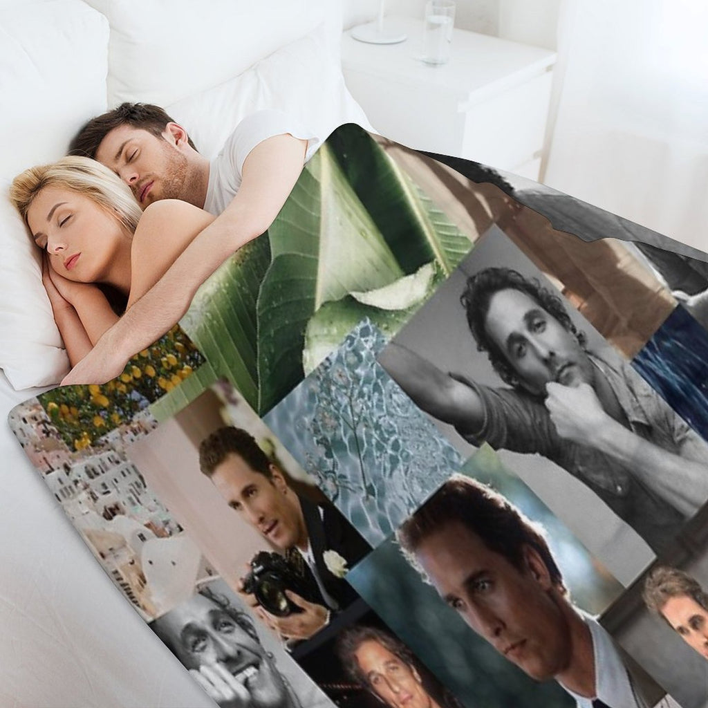 Matthew McConaughey Sustainable Throw Blanket