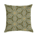 Antique Gold Bead, Sage Green Wash - Vintage Bold KaleidoSnap Soft Anti-Pilling Throw Pillow