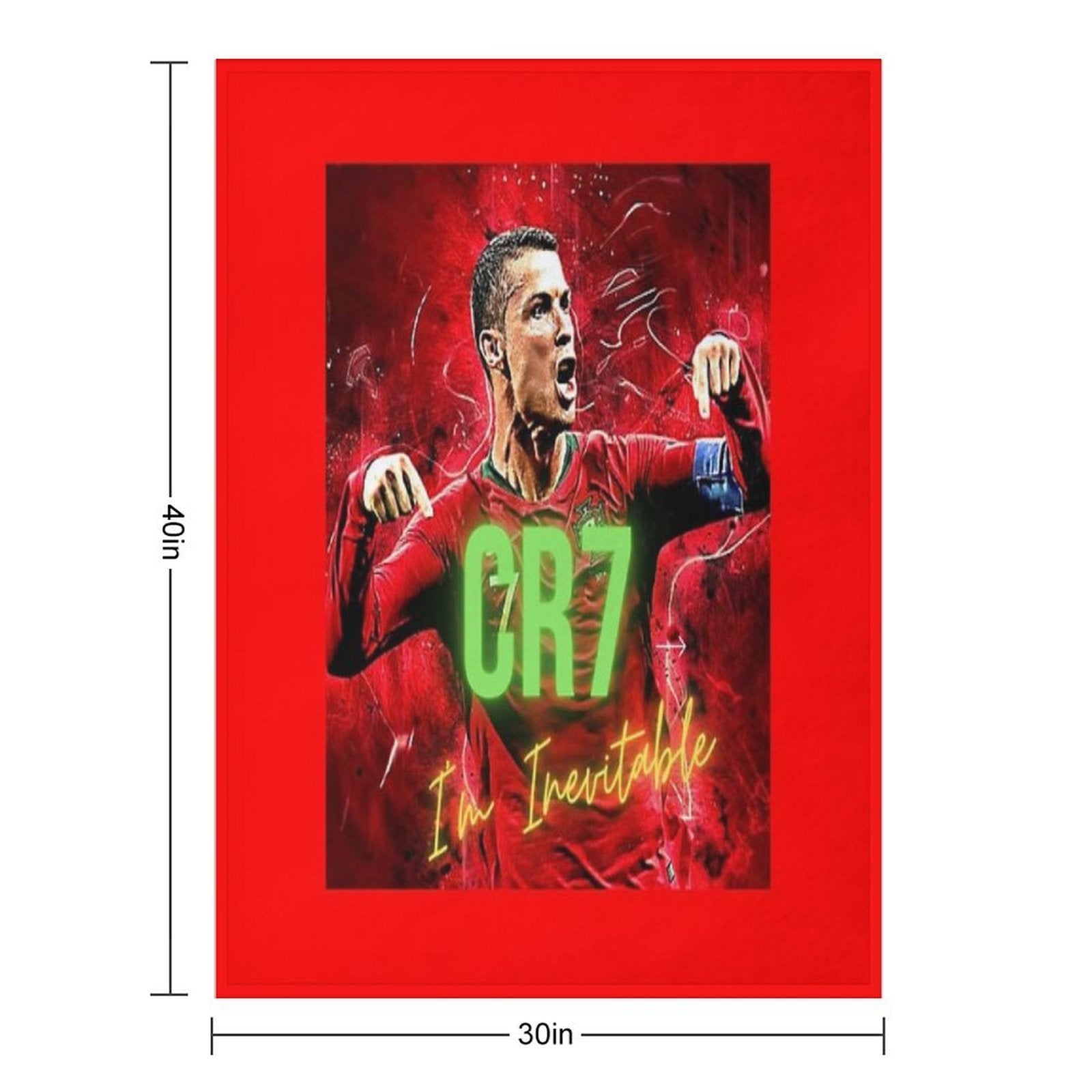 CR7 Premium Throw Blanket