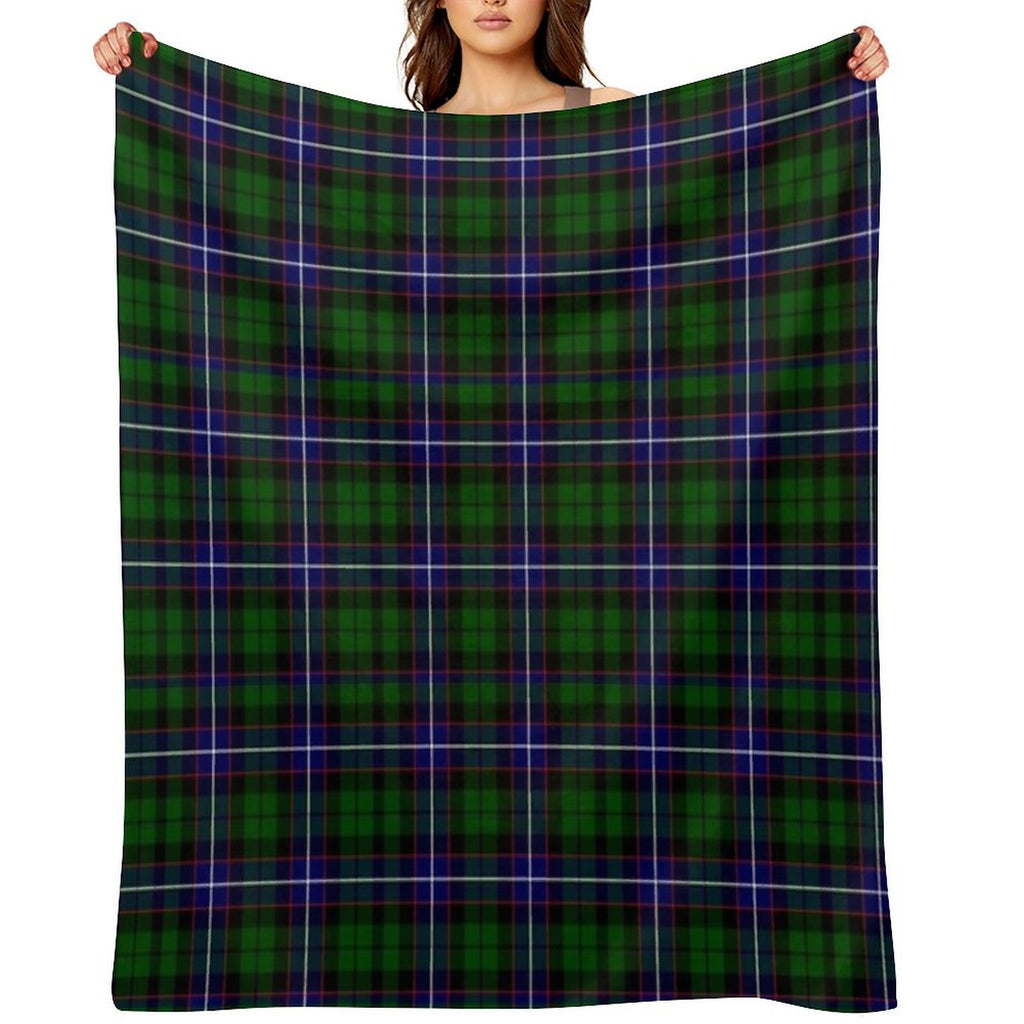 Clan Russell Tartan Machine-washable Throw Blanket