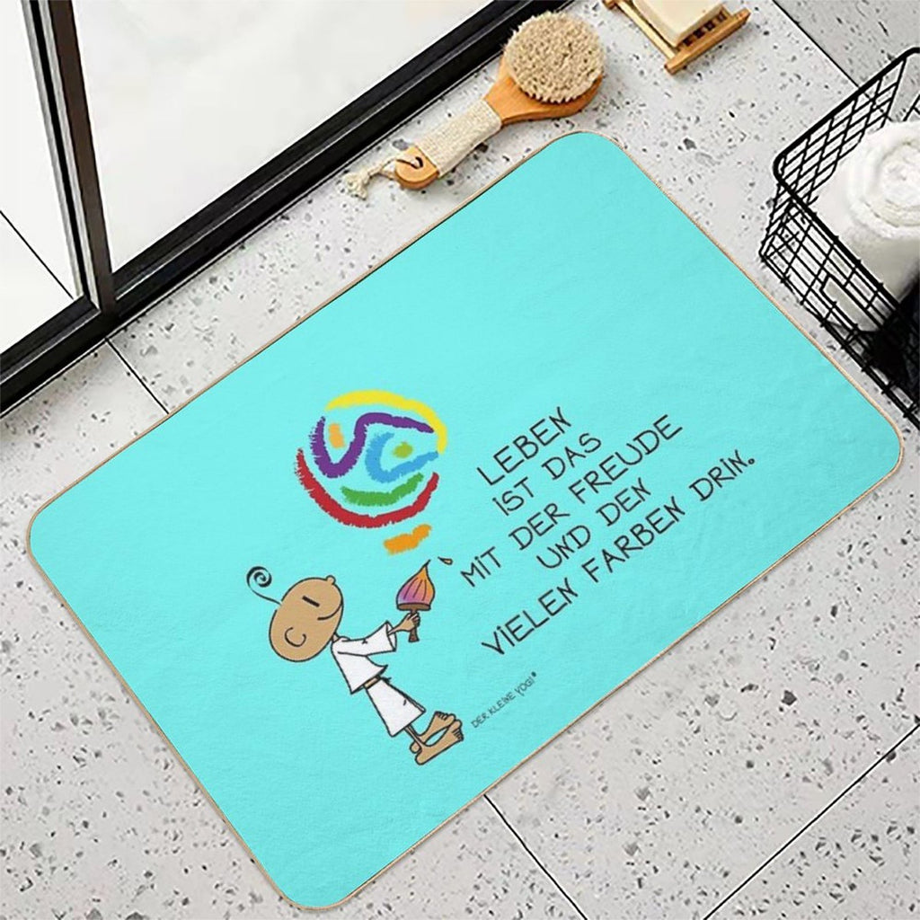 Life Is About Joy  Versatile Bath Mat