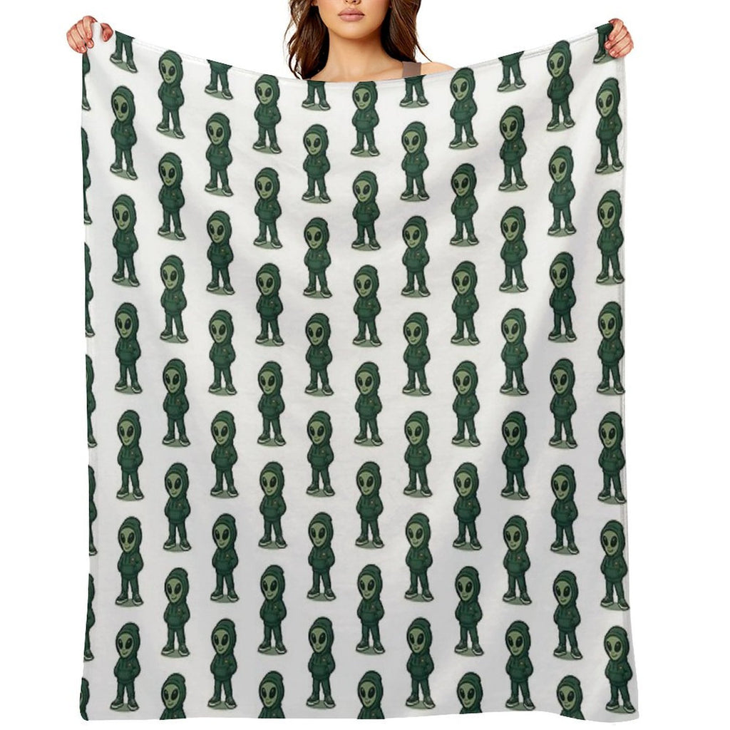 Alien Swag Lightweight Throw Blanket