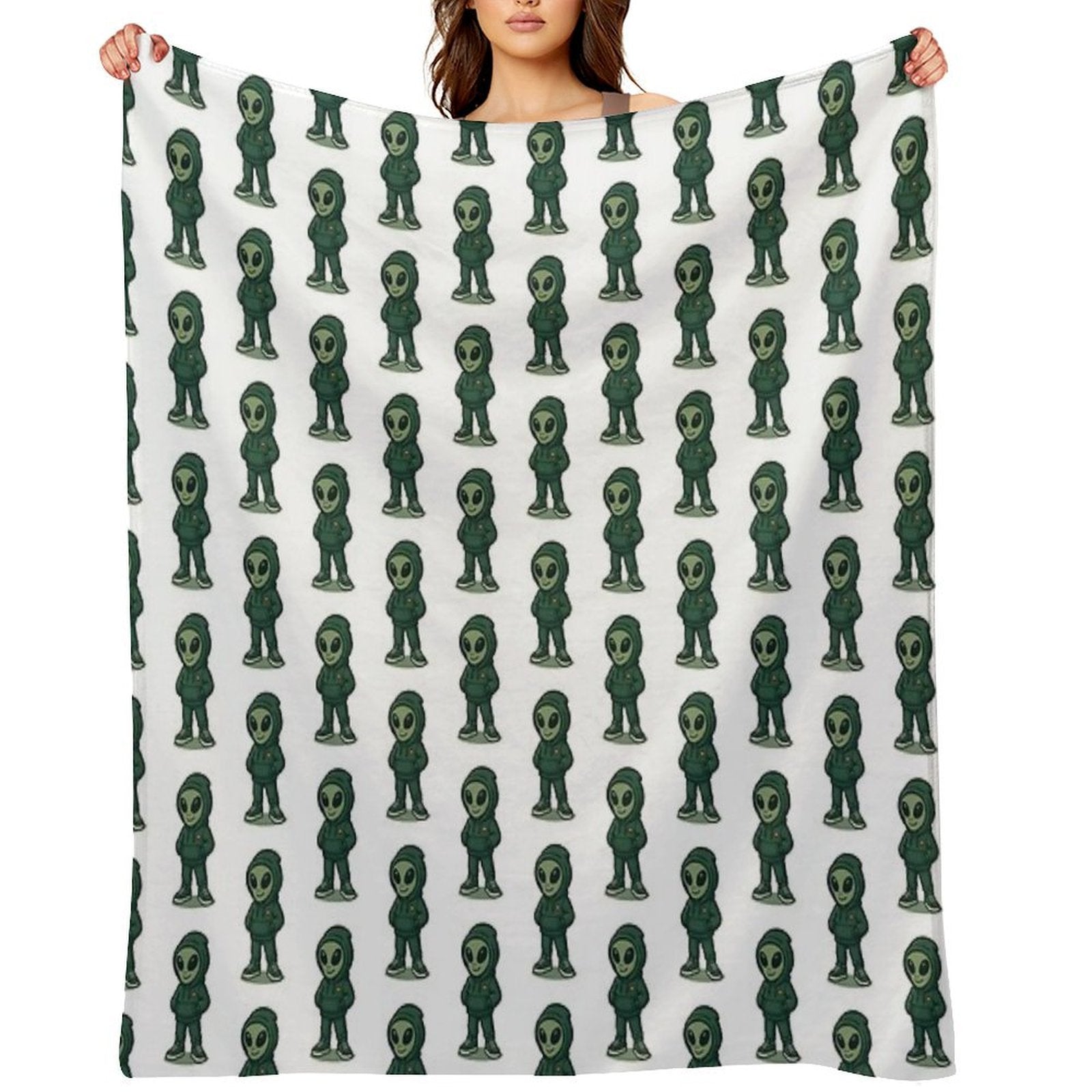 Alien Swag Lightweight Throw Blanket