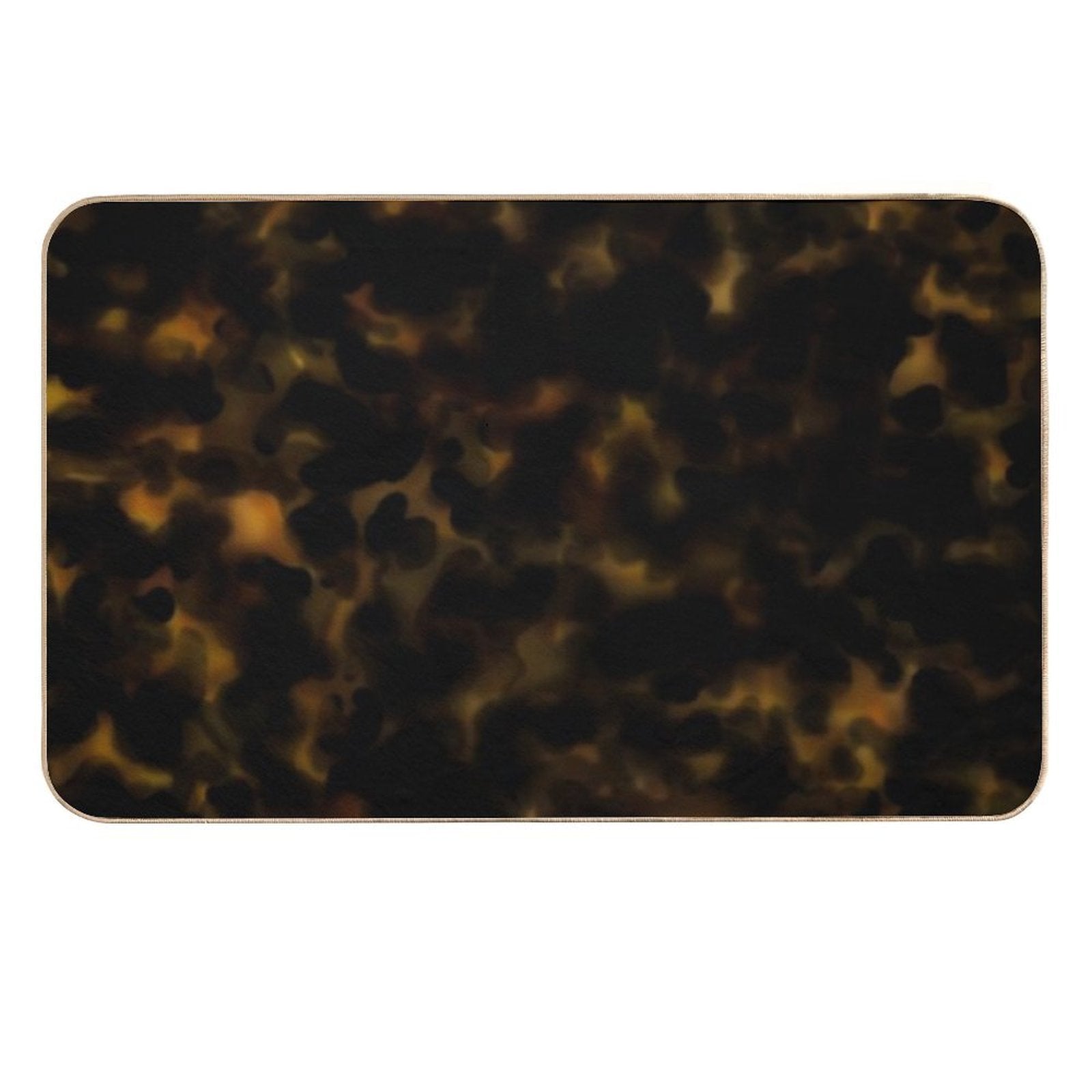 Tortoise Shell Classy Animal Pattern  Absorbent Bath Mat