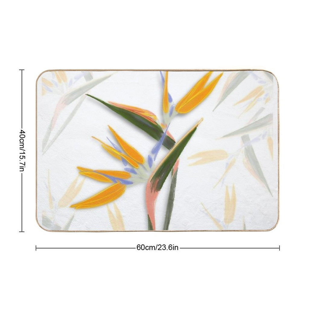 Bird of Paradise  Dirt-Trapping Bath Mat